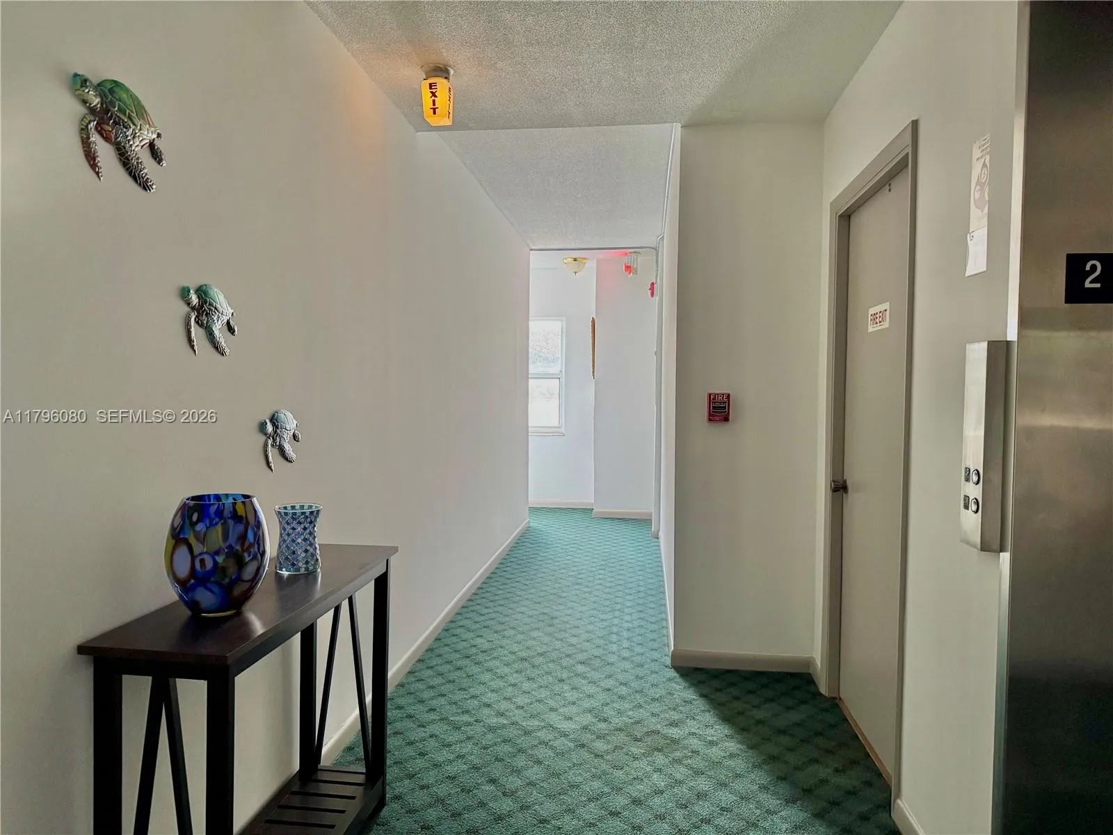 Second floor elevator lobby