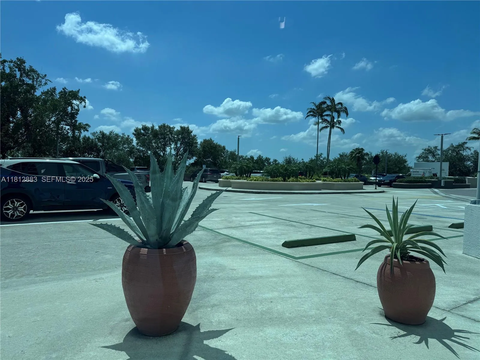 View to guest parking from 4th floor elevator area