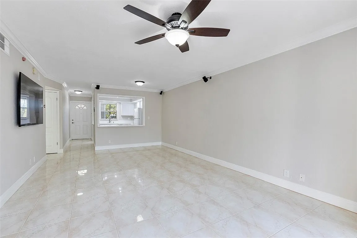 Virtually staged living room