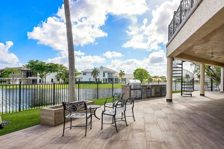 Summer kitchen + Lake views