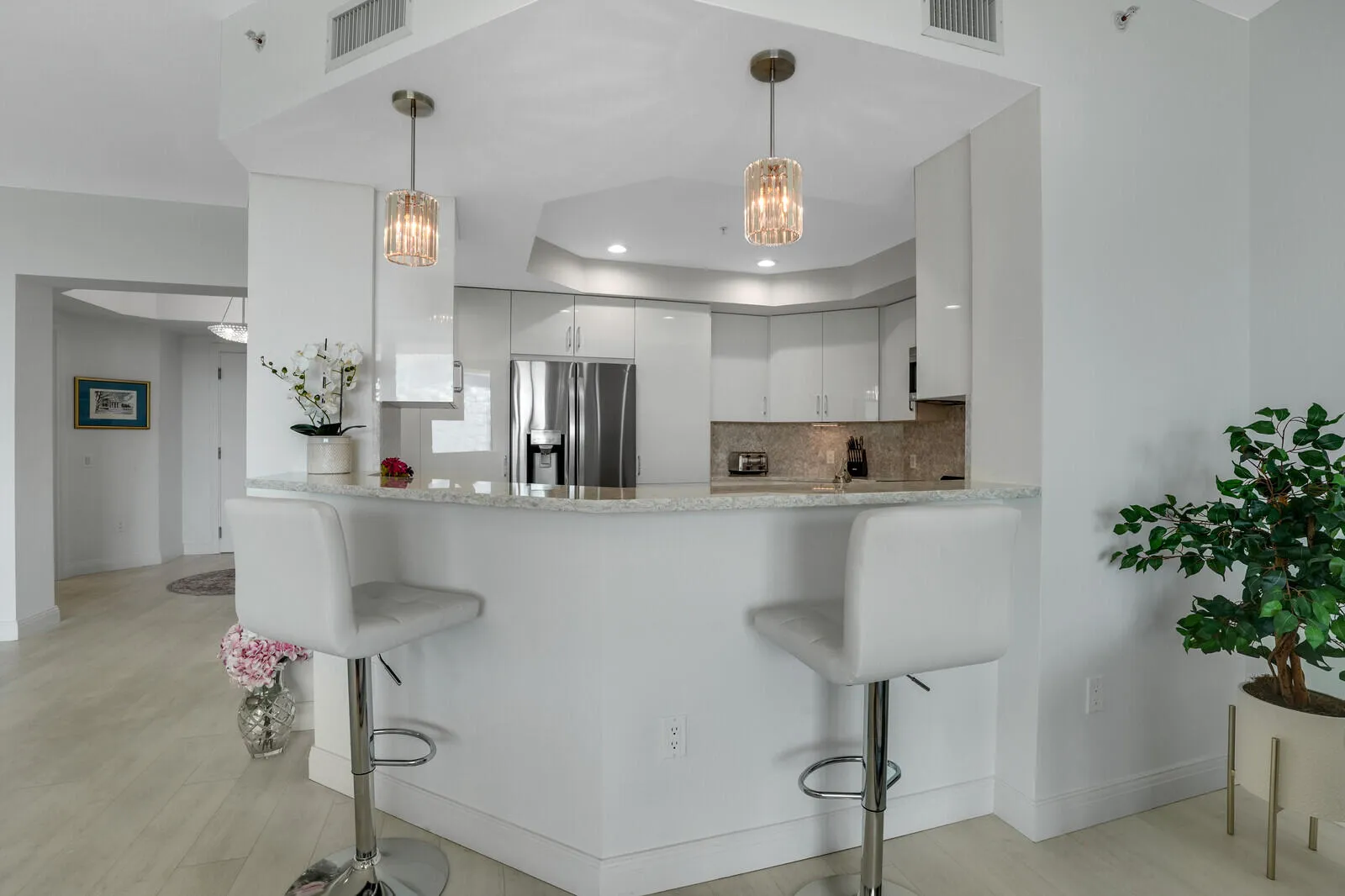 Eat in Bar & Remodeled Kitchen