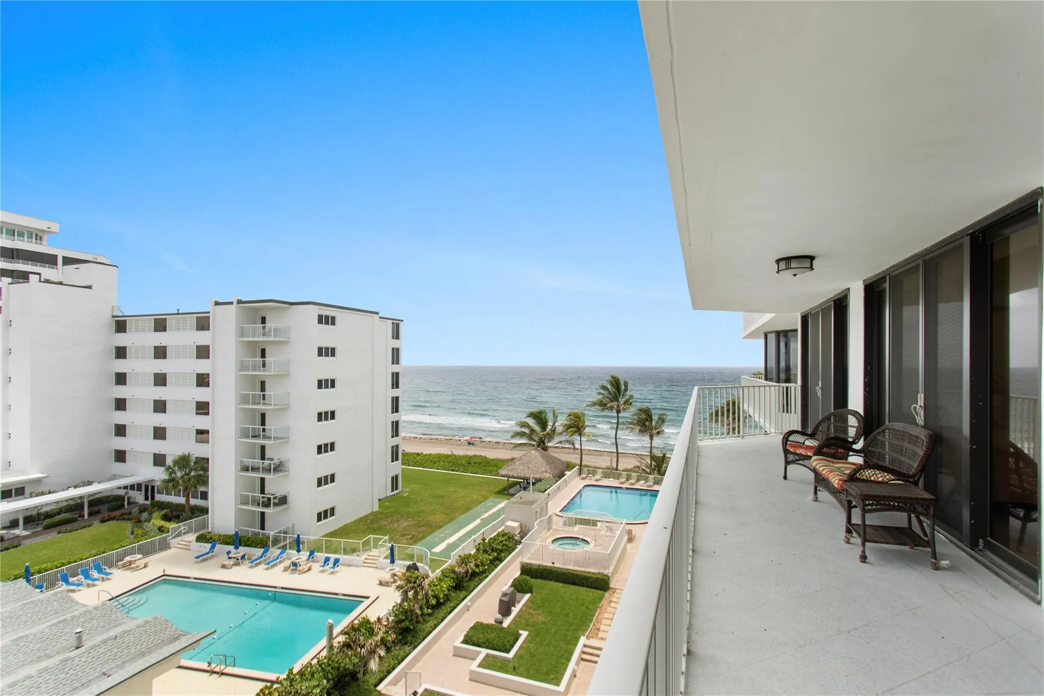 Large Balcony with Views