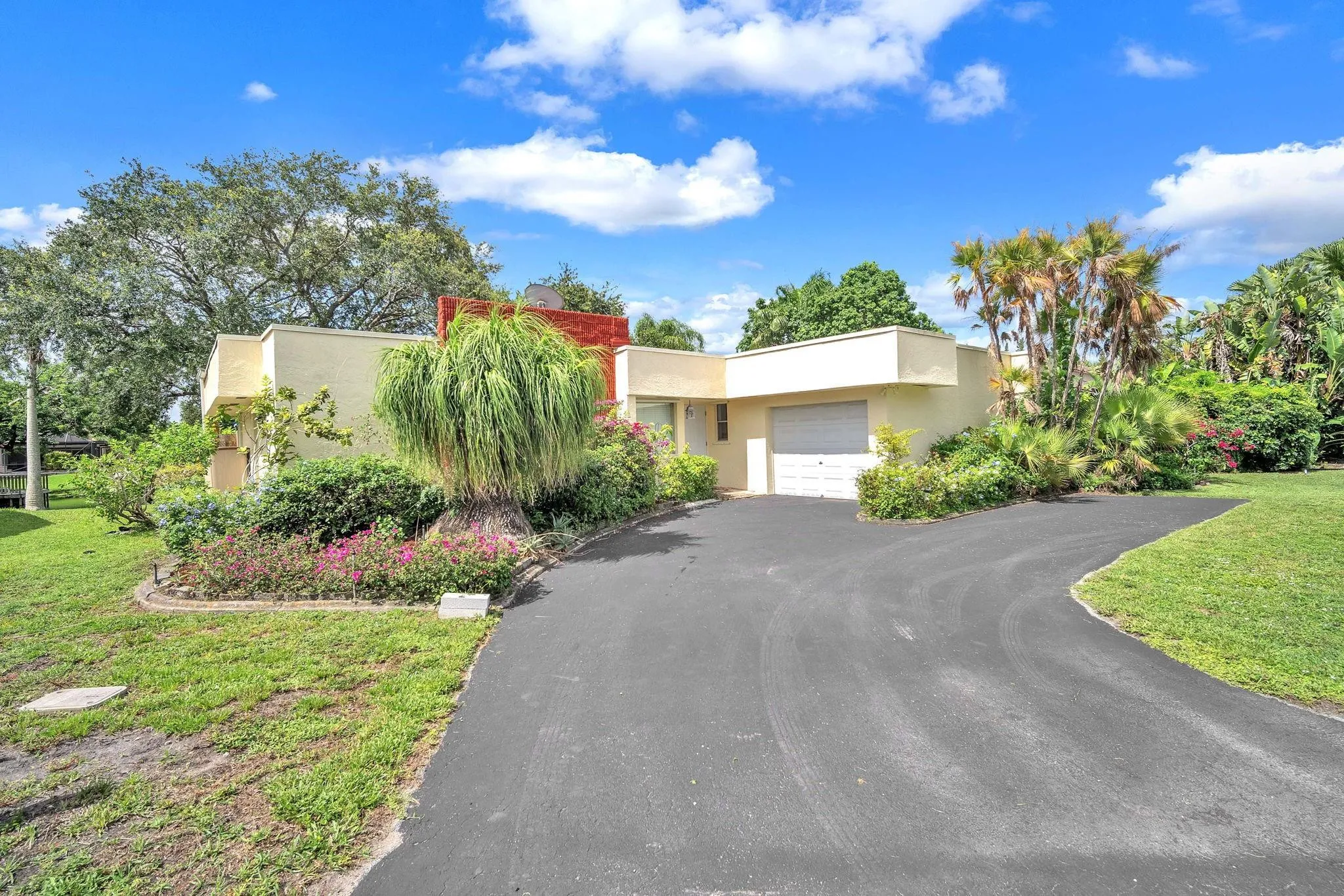 This is what the home's exterior actually looks like