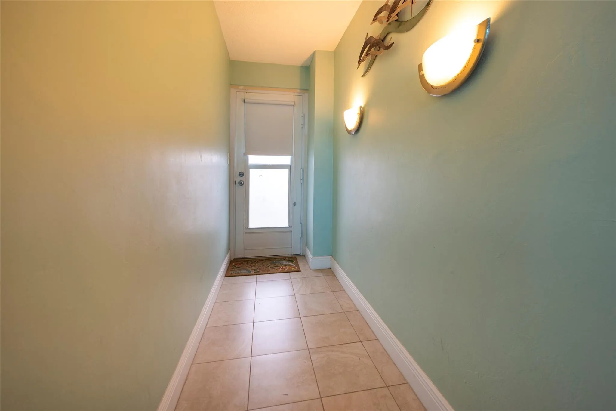 Unit entry foyer