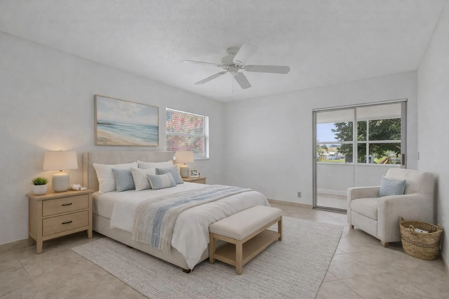 Virtually Staged Second Bedroom