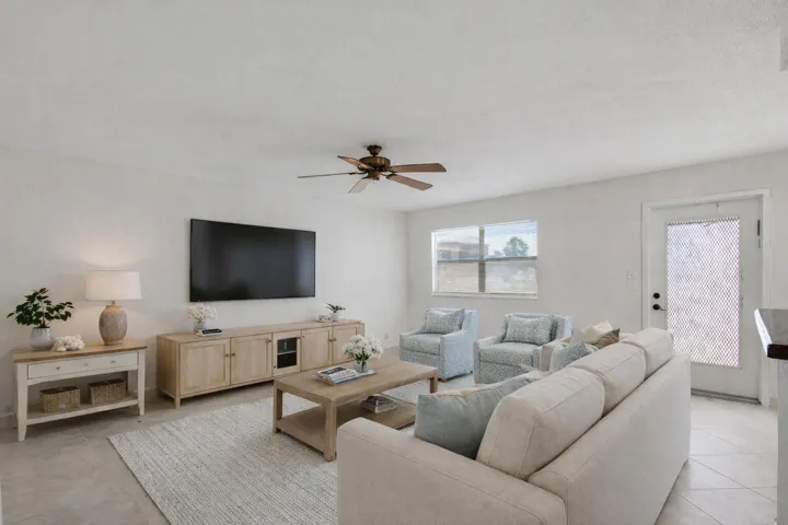 Virtually Staged Living Room