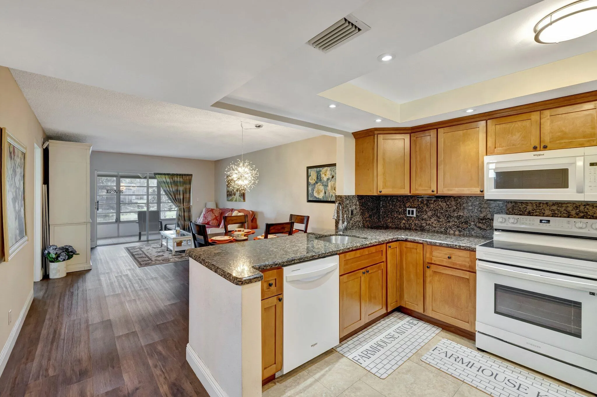 Kitchen/Dining/Living