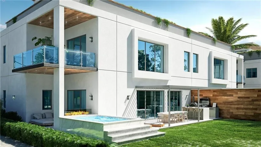 A remarkable luxury townhome rental that redefines upscale living in the heart of Lauderdale By The Sea. This beautifully designed 3,027 sq. ft residence features 4 spacious beds & 4.5 baths, making it perfect for families or those who love to entertain.The home also offers an outdoor kitchen and BBQ area, along with a private plunge pool that invites relaxation and fun. For boating enthusiasts, a boat slip is also available for rent. Easy access to a plethora of amenities, beach, dining, & entertainment.
