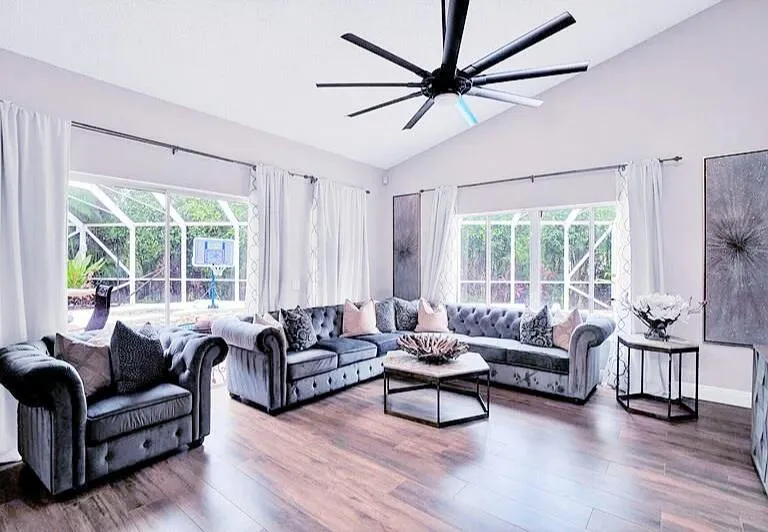 Lots of natural light