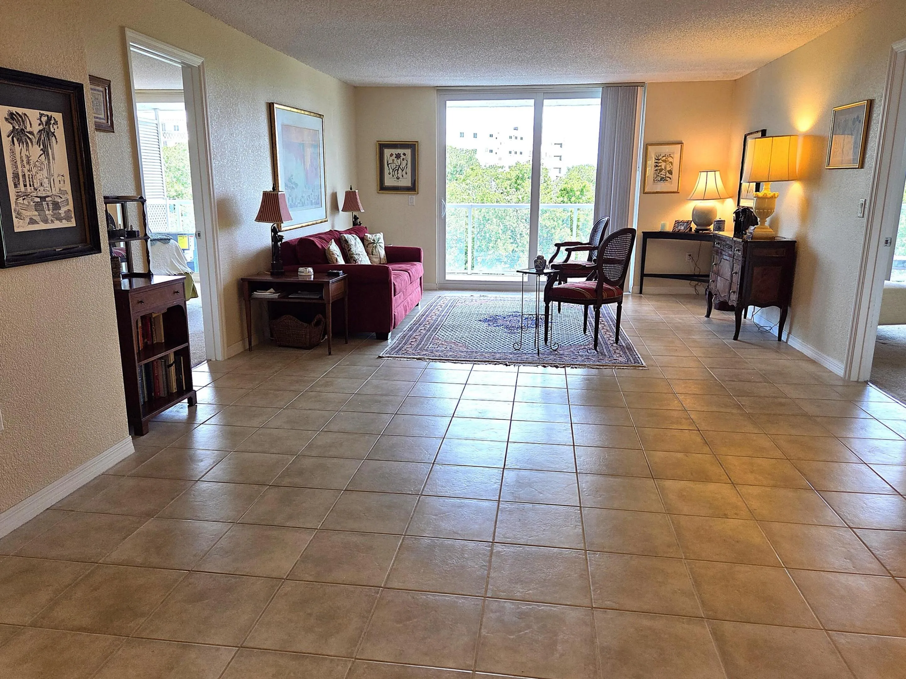 Living and Dining areas