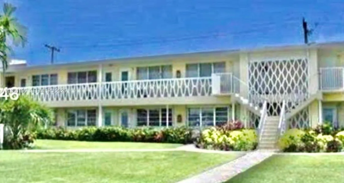 front of building