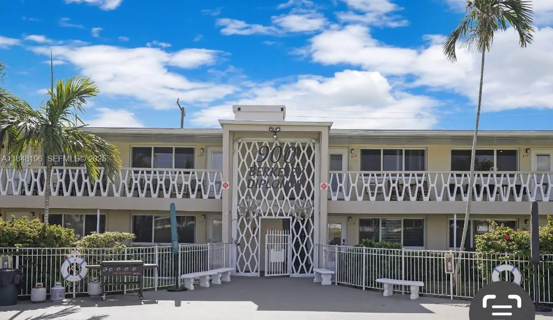front of building
