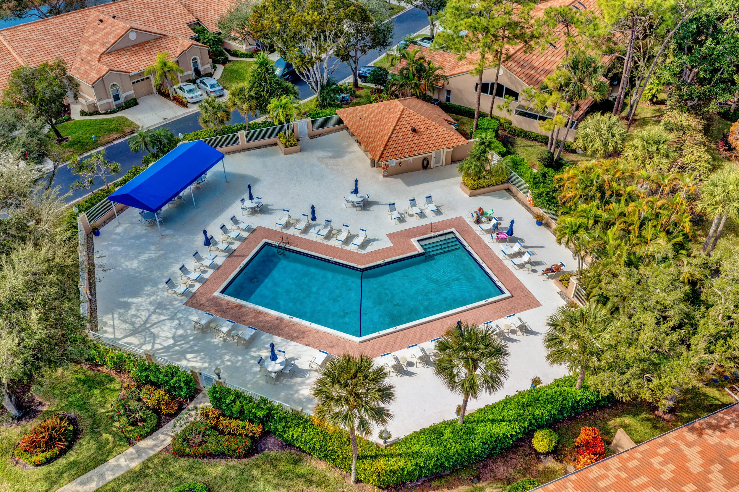 Aerial of Community Pool