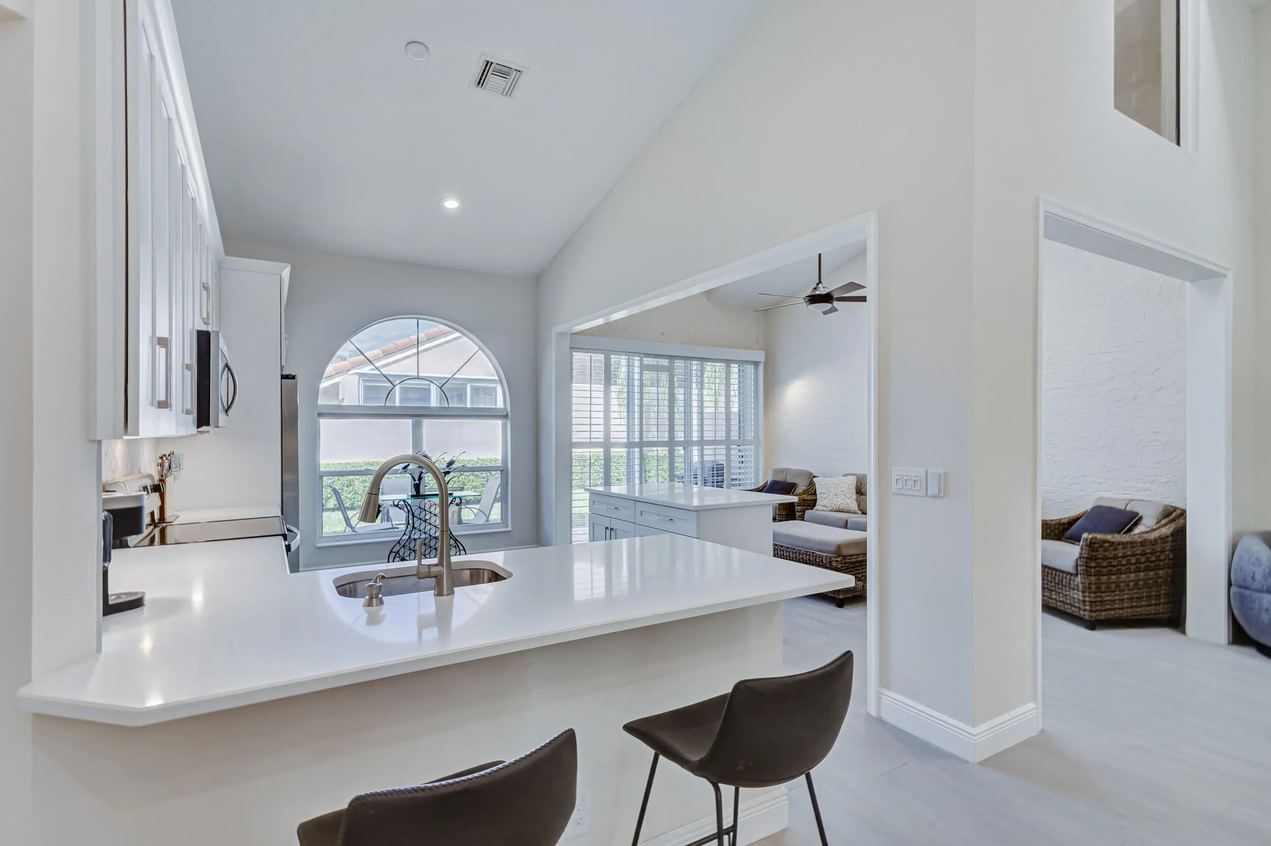 Kitchen to Family Room