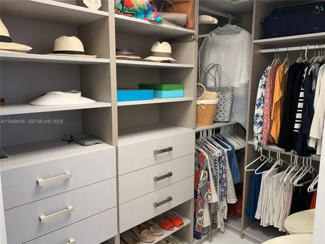 Spacious Walk-in Master Closet