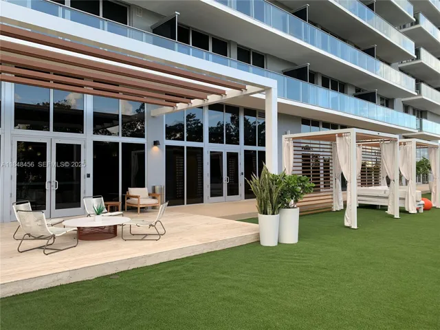 Outside of the spa