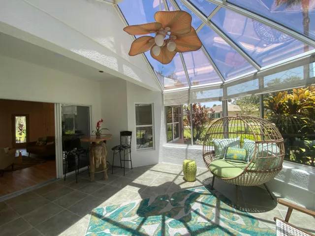 Expansive patio
