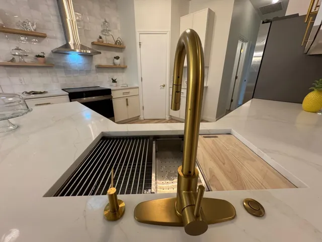Designer under mount sink