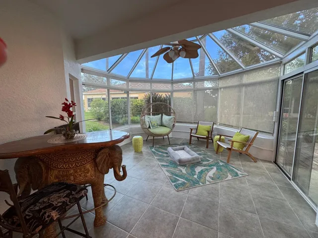 Patio to solarium