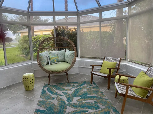 Private garden views