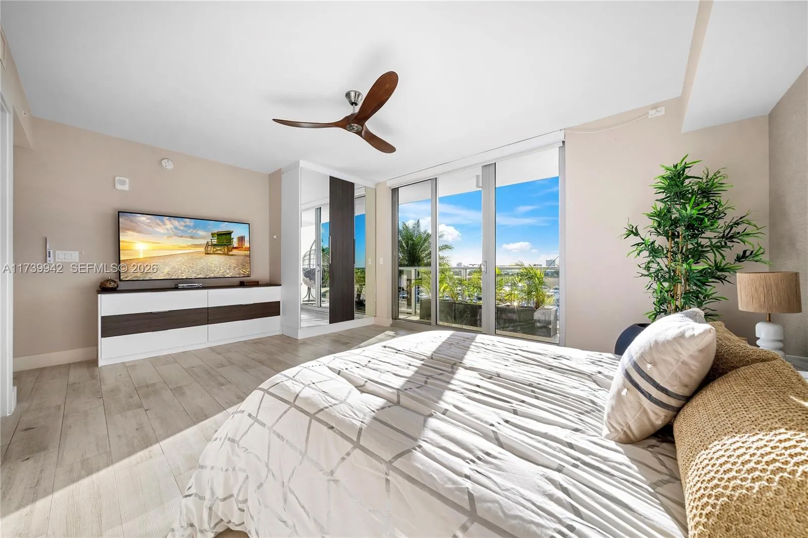 Spacious Primary Suite with Skyline Views