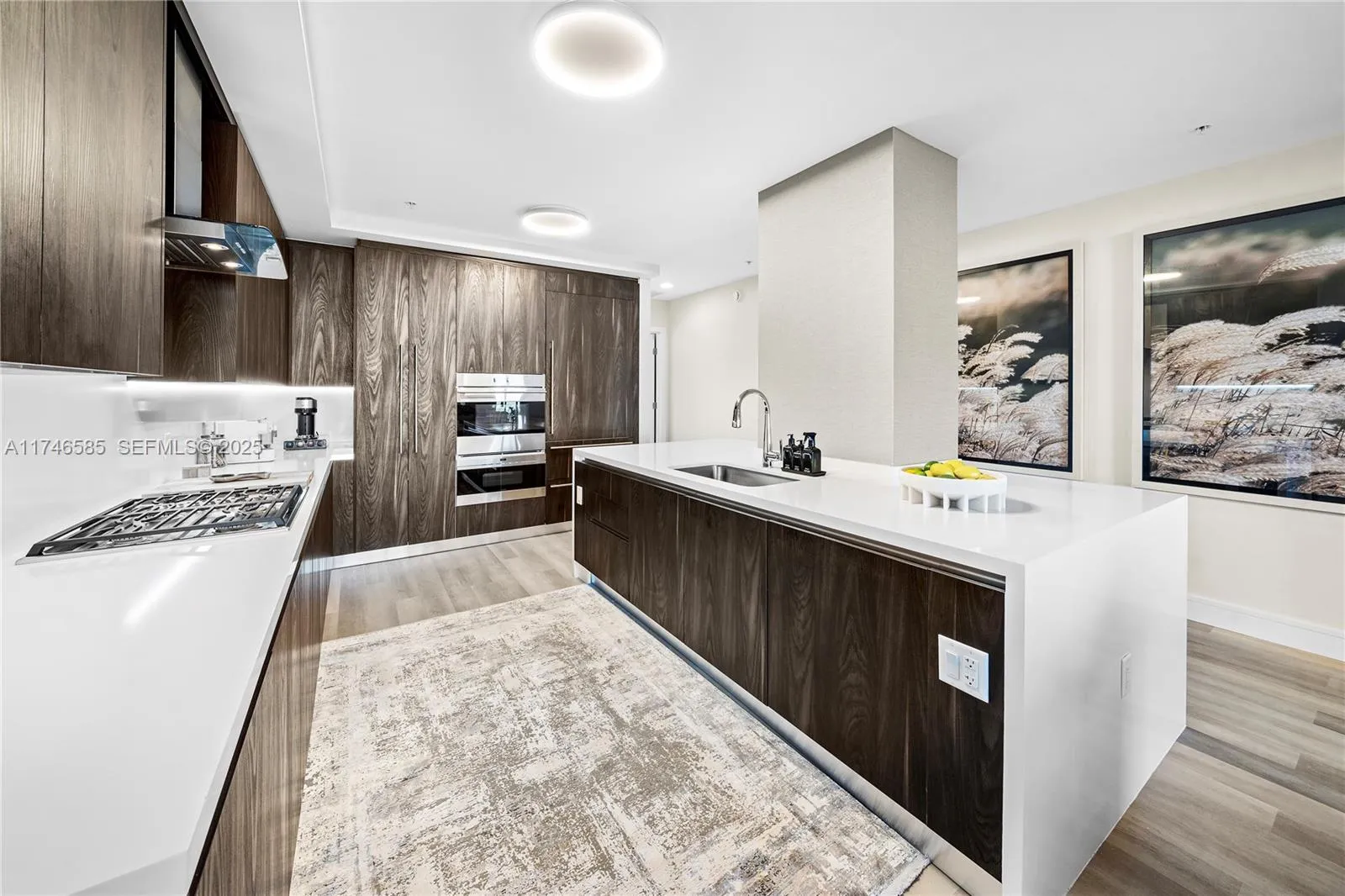Italian Cabinets, Sub-Zero & Wolf Appliances, Including Gas Cooktop