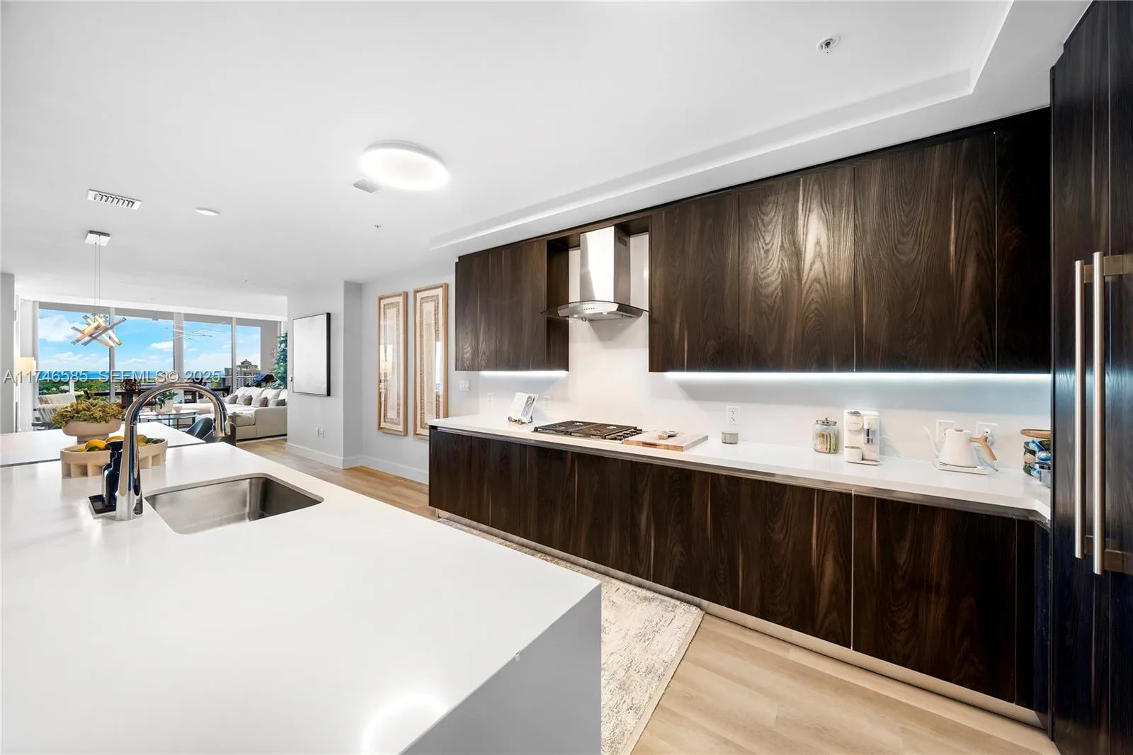 Italian Cabinets, Sub-Zero & Wolf Appliances, Including Gas Cooktop