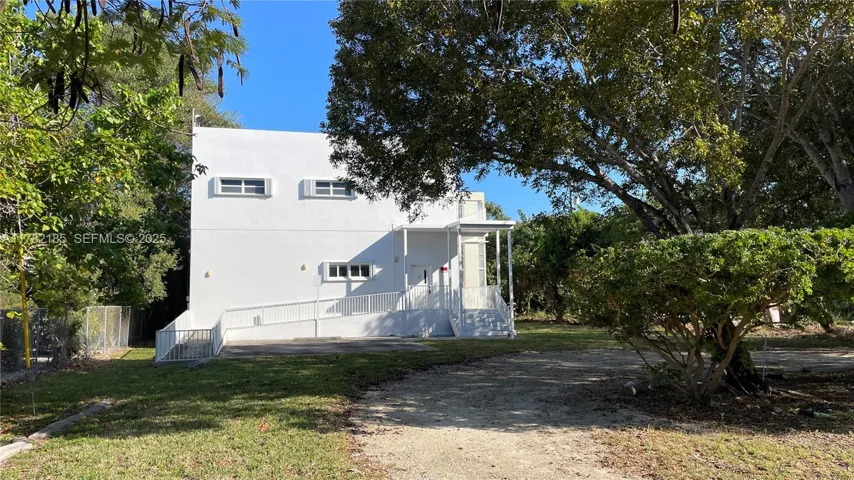 Front of building from highway