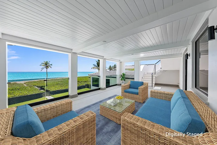 Balcony Digitally Staged