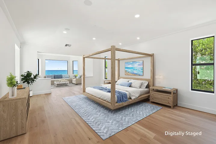 Primary Bedroom Digitally Staged