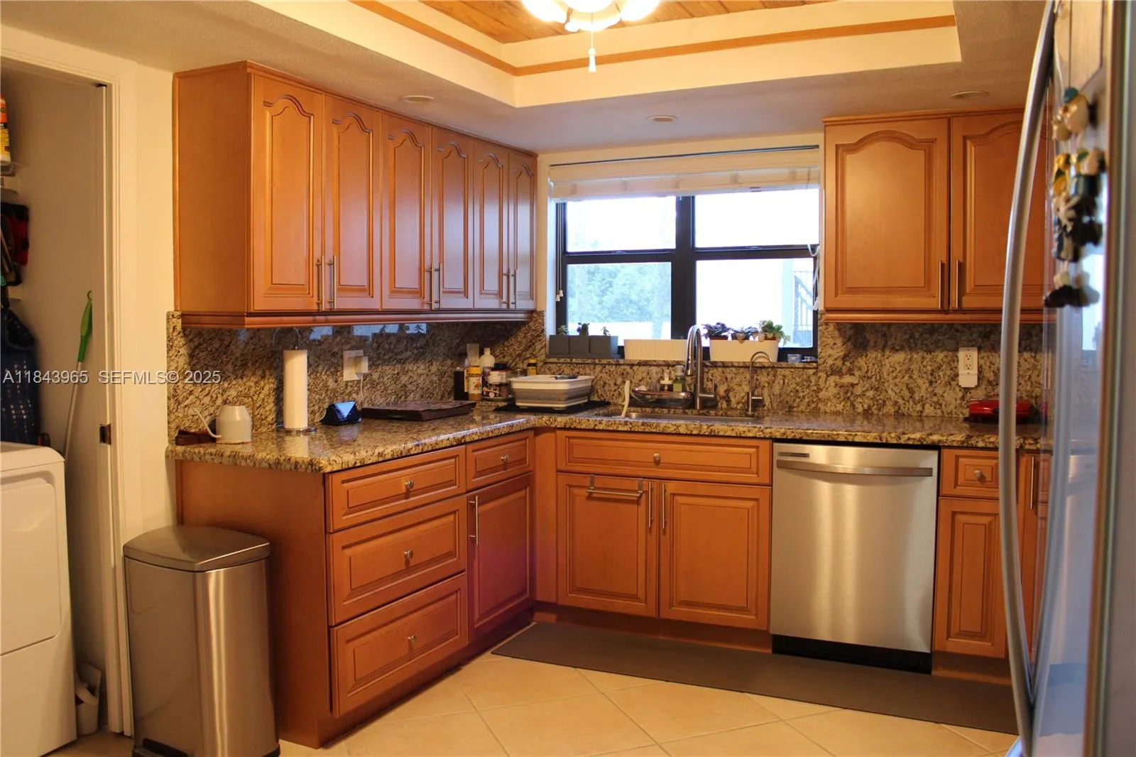 Granite, wood and new appliances