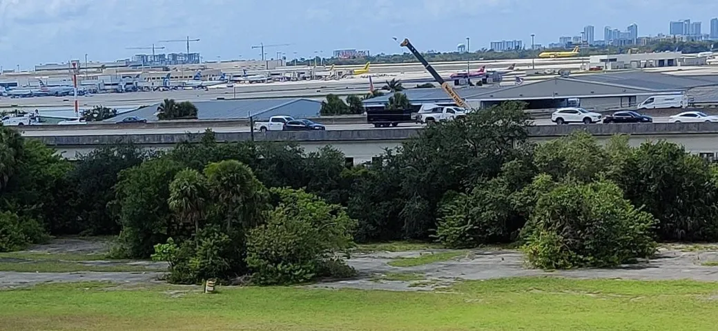 Adjacent to I-595