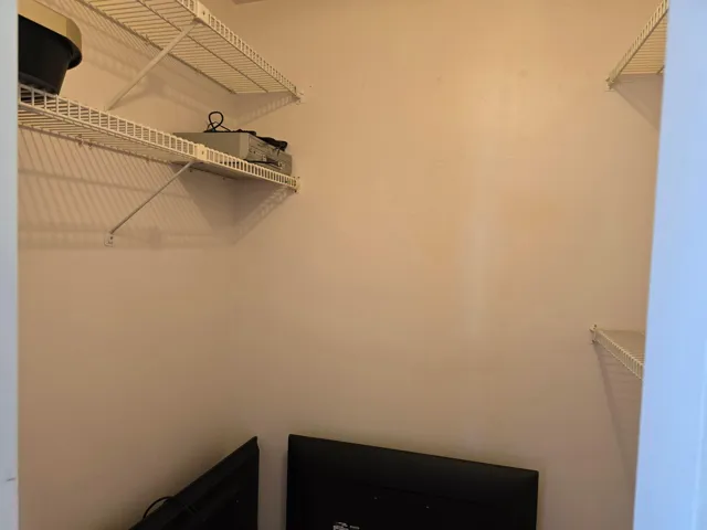 MASTER BEDROOM HAS 2 CLOSETS- THIS ONE SPACIOUS WALK IN