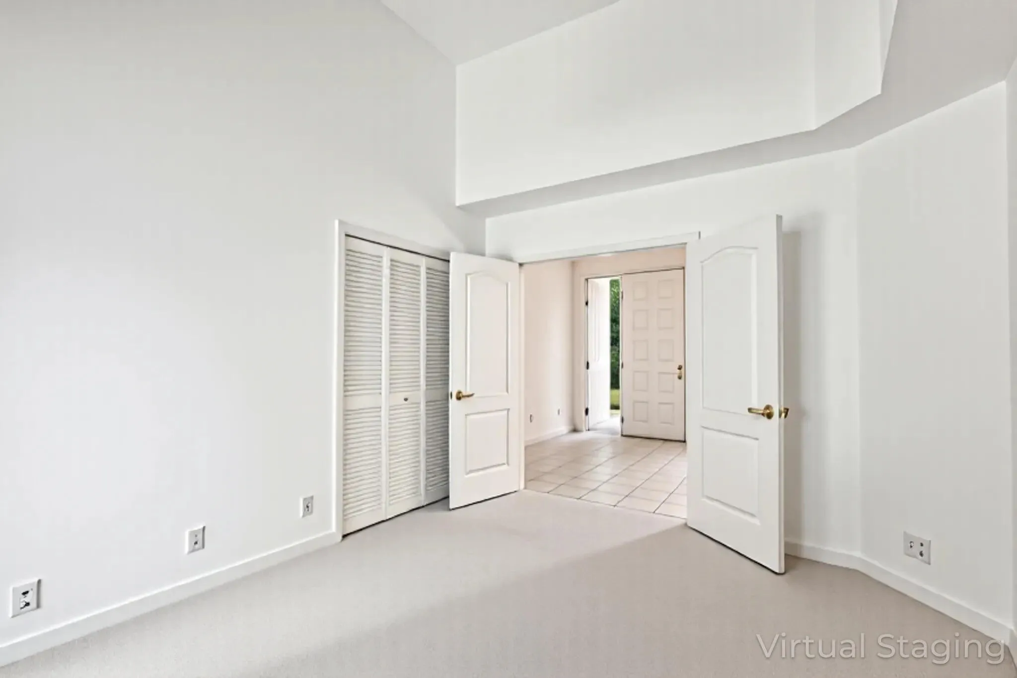 Virtually staged empty.