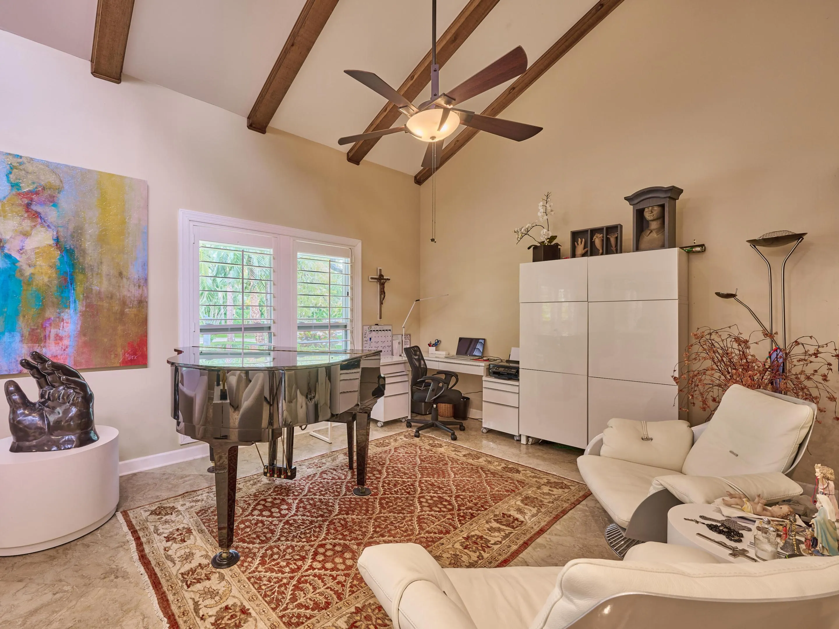 The open floorplan can be configured to your liking! This owner chose a music space!