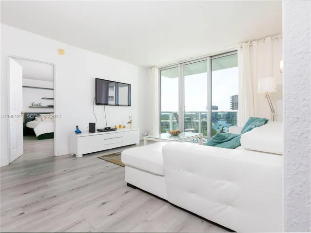 Living room overlooking Intercoastal