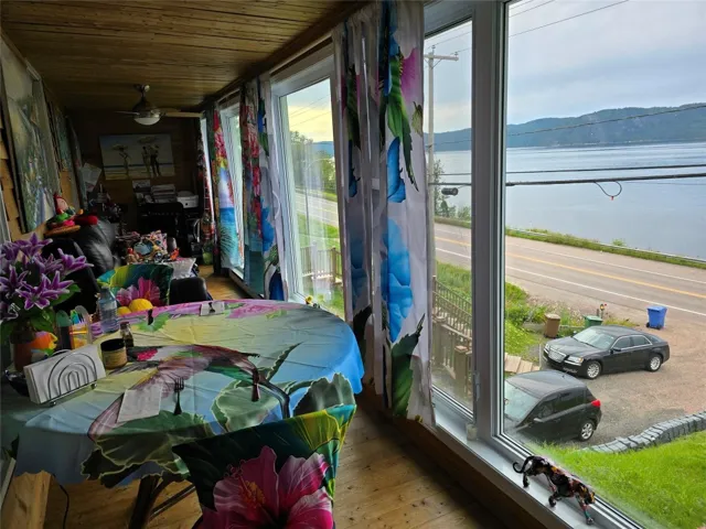 La vue de la Baie