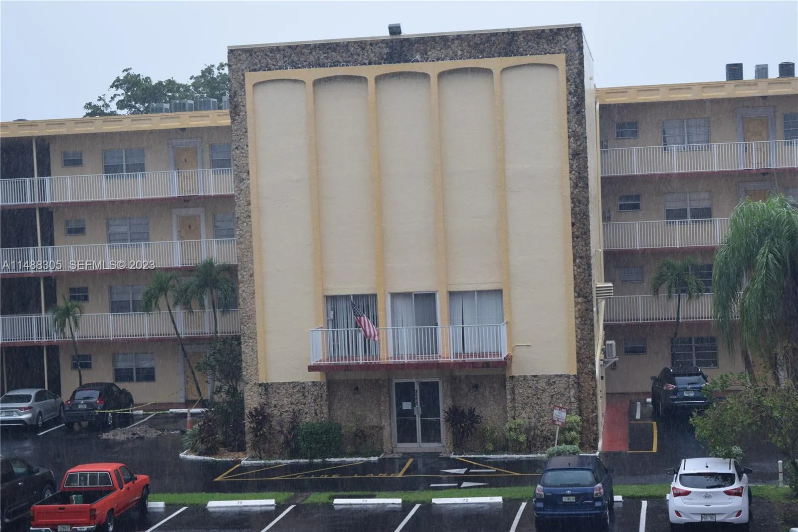 Front of the building