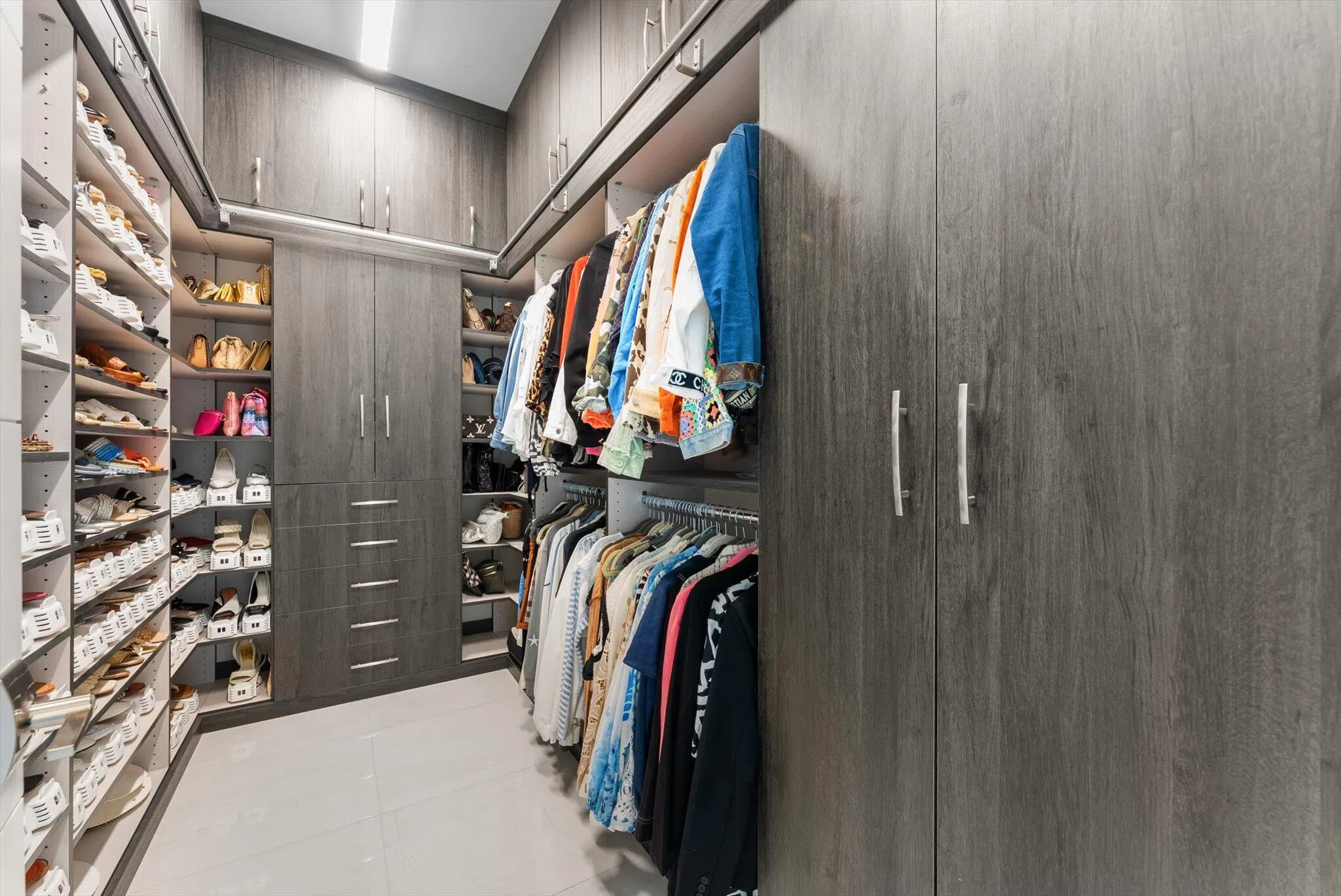 CUSTOM WALK-IN CLOSET #1 - PRIMARY SUITE