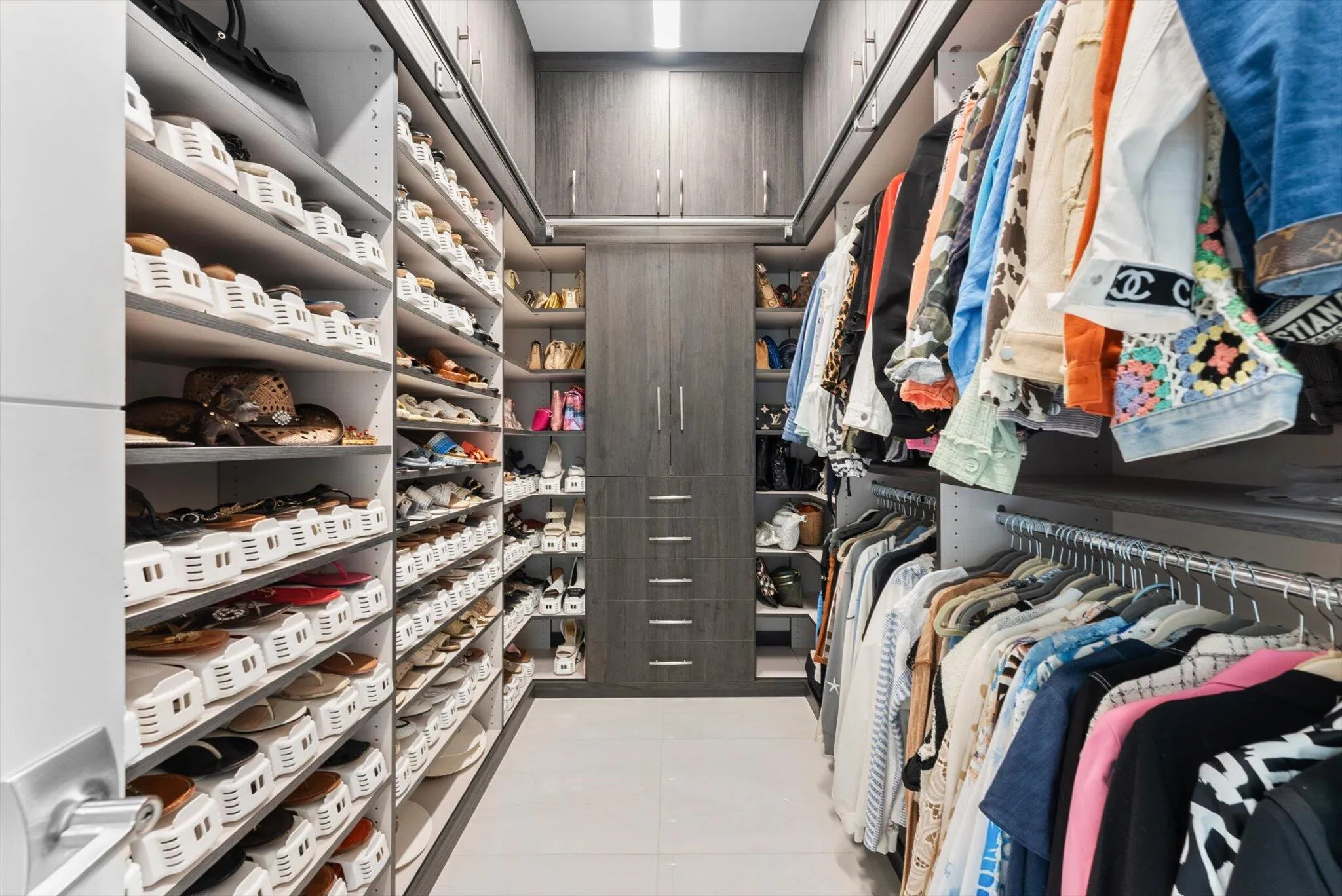 CUSTOM WALK-IN CLOSET #1 - PRIMARY SUITE