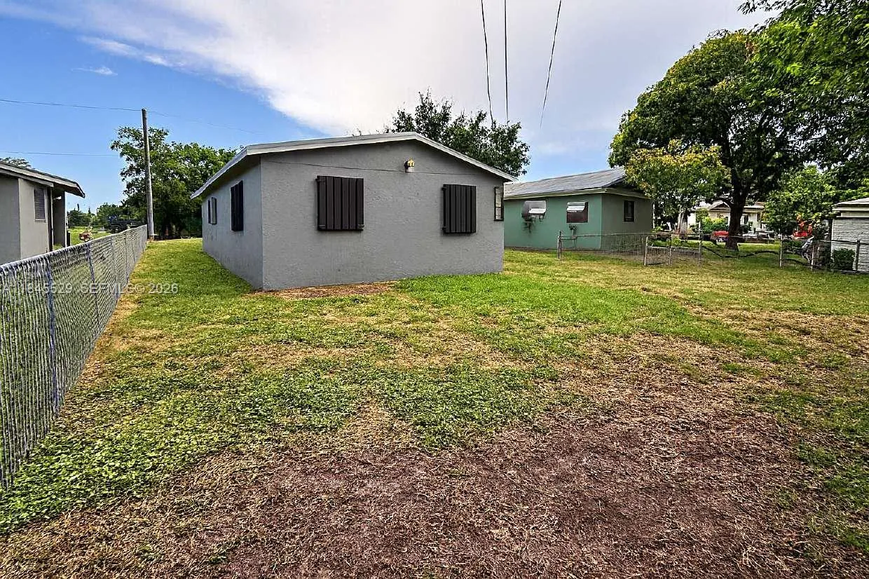 Spacious backyard for future outdoor additions