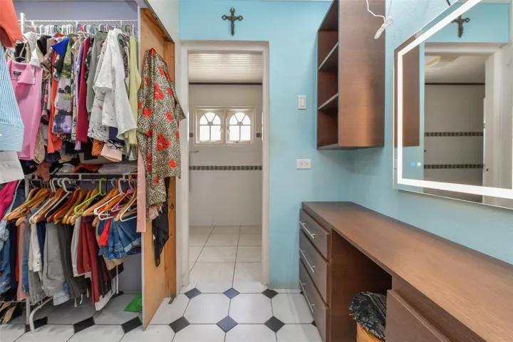 Master bedroom closet