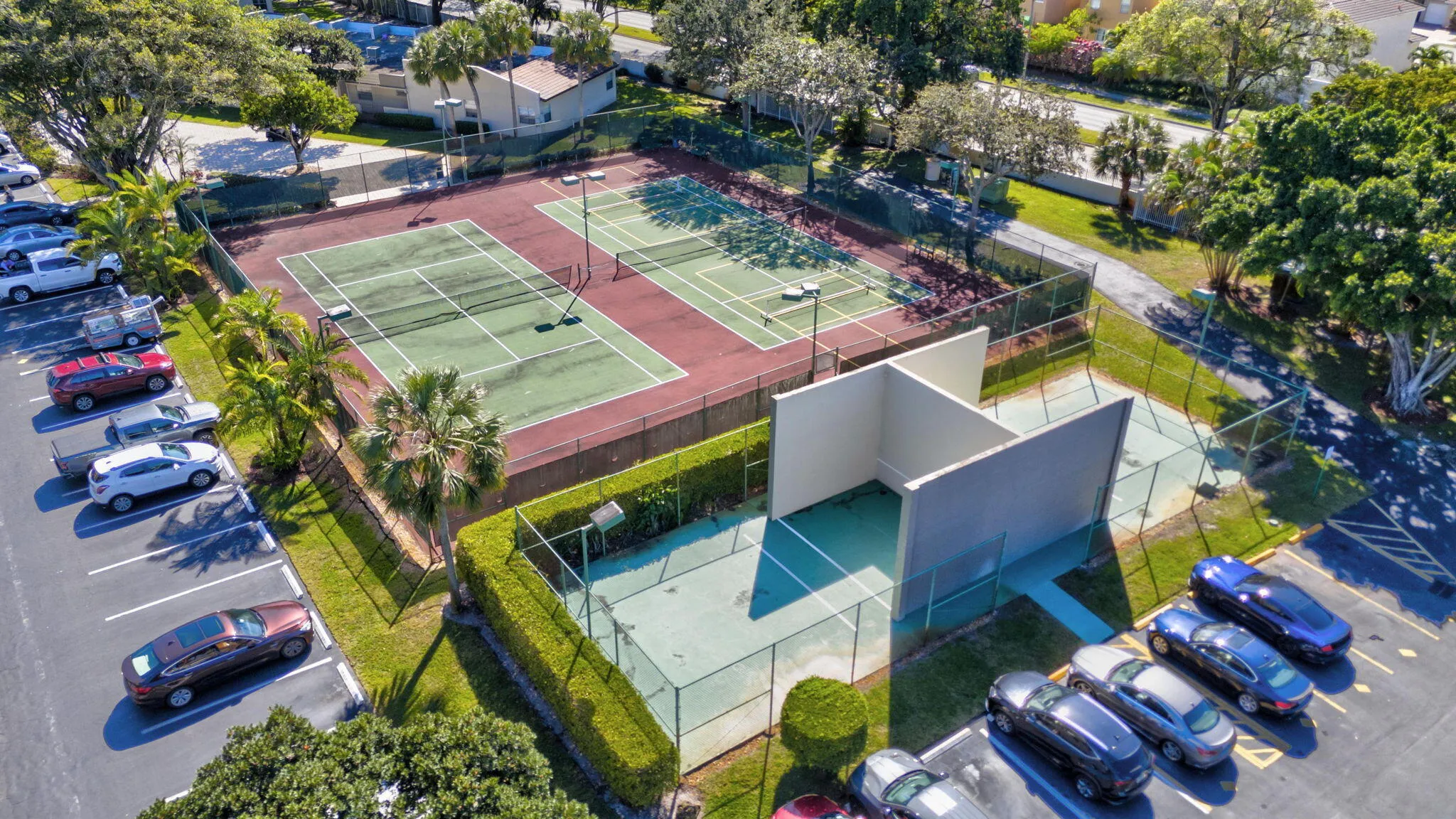 TENNIS COURTS AND RAQUETBALL