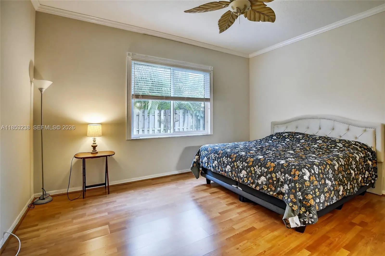 Spacious primary bedroom