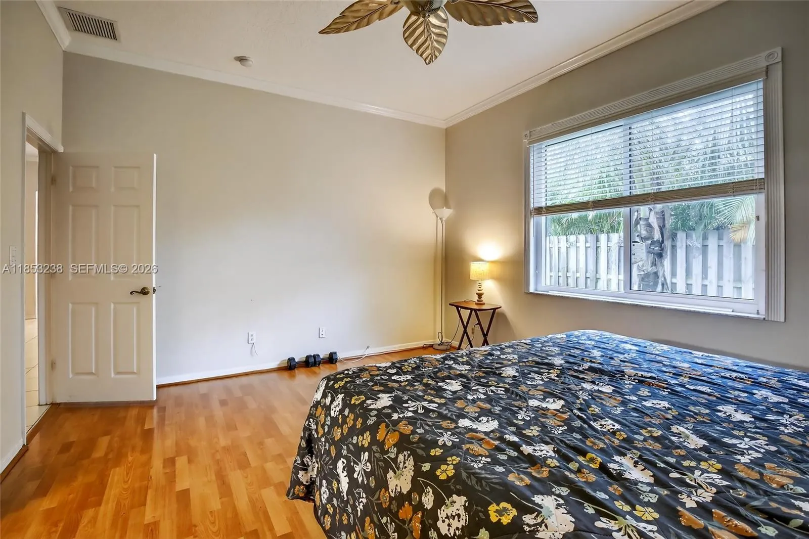 Spacious primary bedroom
