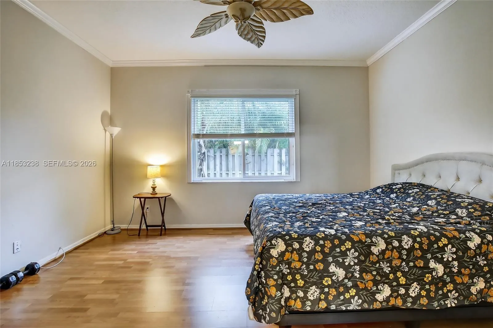Spacious primary bedroom