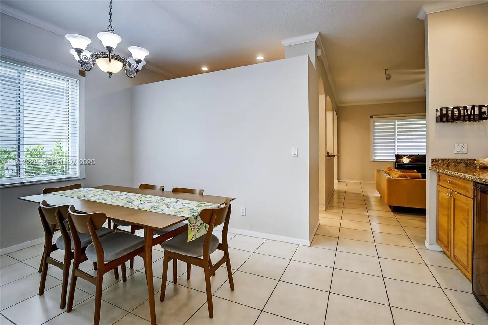 Formal dining area