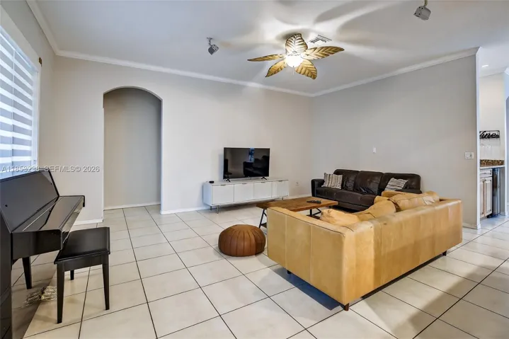 Spacious family room