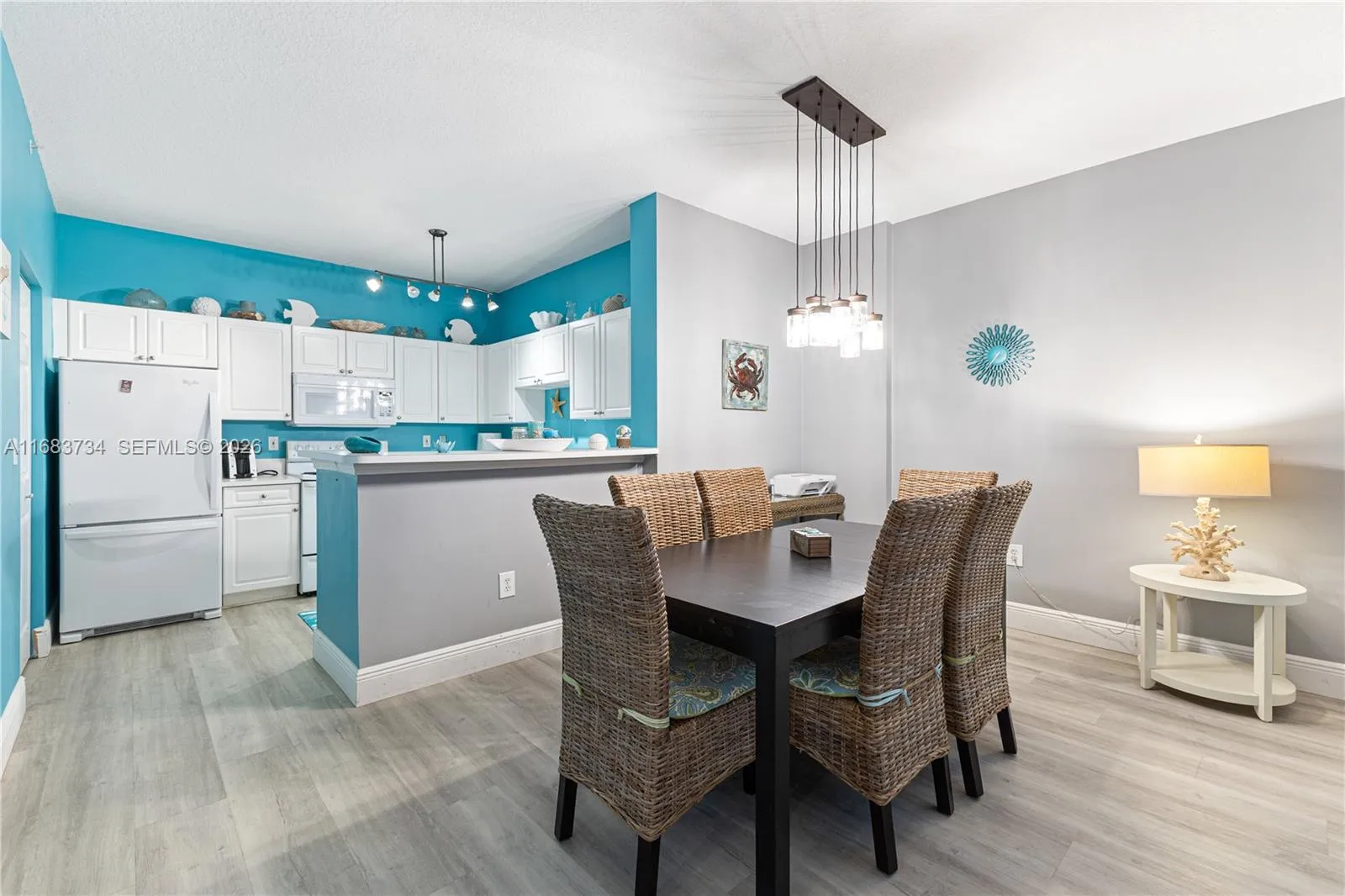 Dining and Open Kitchen.