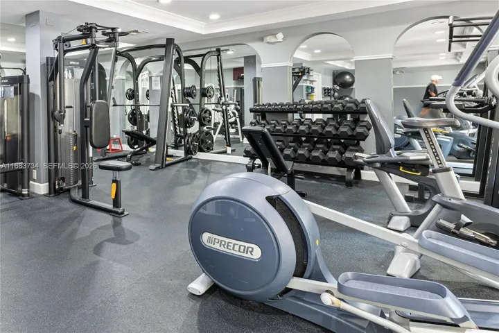 Fitness Facilities at Cityplace Tower Condo.651 Okeechobee Blvd., Unit #202, West Palm Beach, FL. City Place Tower Condominium. For Sale.